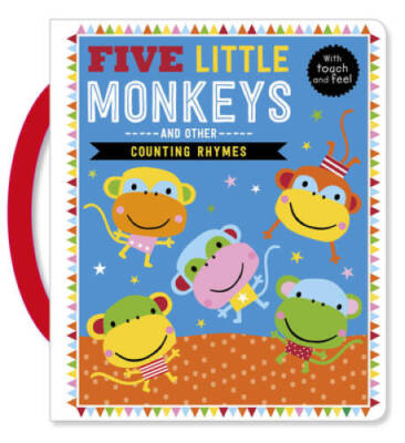 Five Little Monkeys and Other Counting Rhymes (Touch and Feel Bedtime  - GOOD