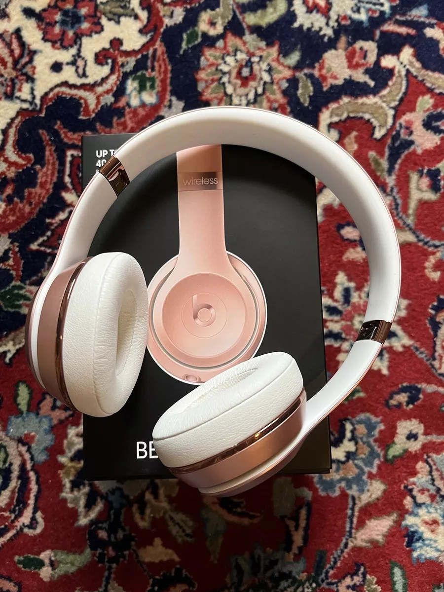 BEATS STUDIO 3 wireless rose gold/white over the ear headphones