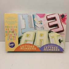 Wilton Non-stick Letters And Numbers Cake Pan Set Alphabet Number