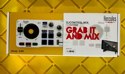 Hercules DJControl Mix Bluetooth Wireless DJ Controller for Smartphone