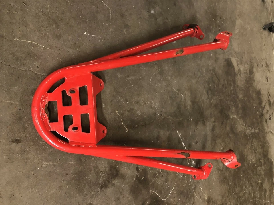 Polaris 600 Rush Pro R 800 Retro 10 11 12 13 14 OEM Seat Support Brace Red - Image 2 of 3