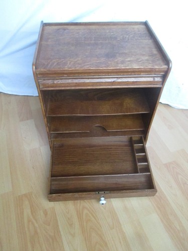 Tisch Rolladenschrank Jugendstil - Bild 9 von 14