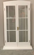 007 Wooden Timber Double Door Single Glazed 2105x1200x100mm