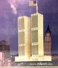 World Trade Center The Twins Wood Puzzle NM3D 13" Sealed Package