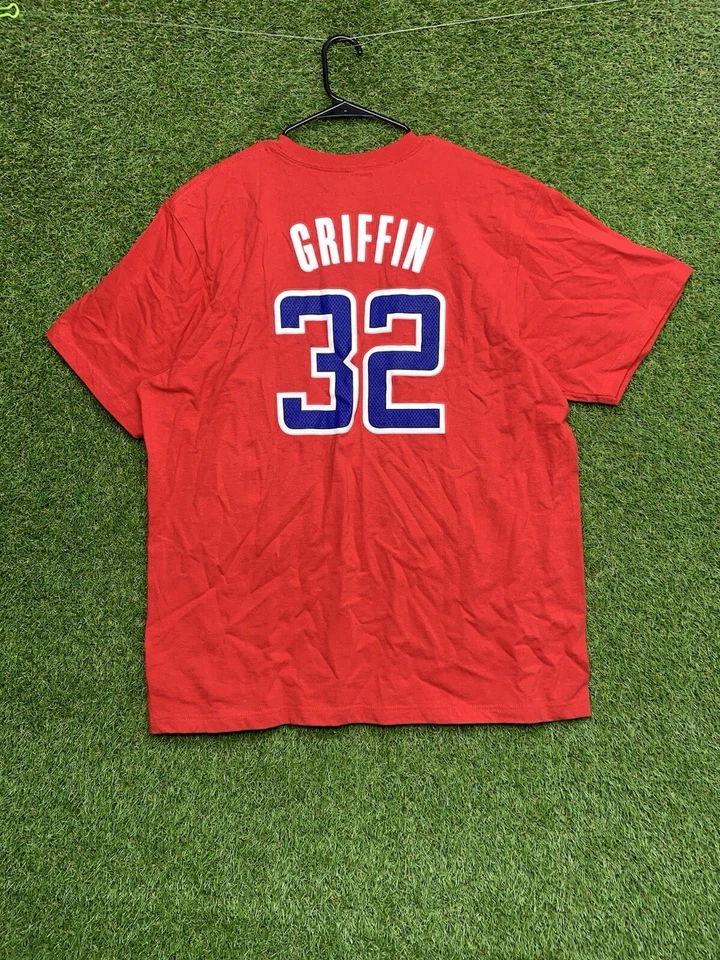 Camiseta deportiva Blake Griffin LA Los Angeles Clippers para hombre 2XL novato #32 roja Foto 2 de 4