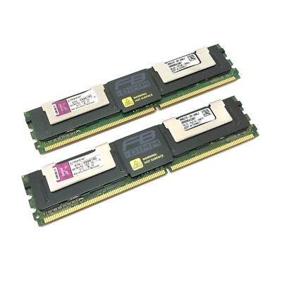 Kingston 2x4GB 2Rx4 KTH-XW667/8G PC2 5300F 555 DIMM 1.8V K2 8 GB Server RAM