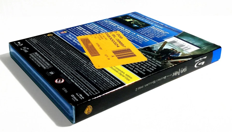 Harry Potter and the Deathly Hallows Pt. 2 (4-Disc Blu-ray/DVD) NEW ! w/ Slip ! - Image 4 of 4