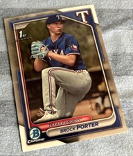 2024 Bowman Chrome Brock Porter 1st Bowman ROOKIE #BCP-36 - Texas Rangers