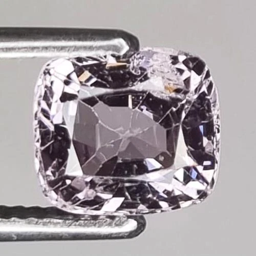1.45 Cts. Natural Cushion Square Shape 5.75 x 6.40 mm Ceylon Lavender Spinel Gem - Image 2 of 4