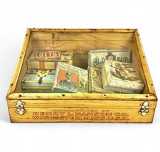 Antique A Henry Hanson Co. Store Display Case With Books.