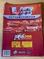 Clipsal 500 Adelaide V8 Supercar Race Cars Official Program April 7-9 2000 Party