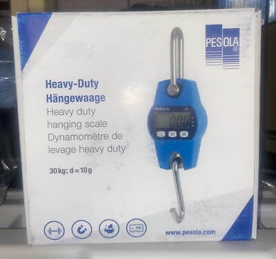 Pesola Heavy-Duty Hanging Scale Model PHS30-HD 30kg Capacity
