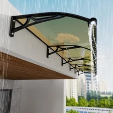 Awning and Canopy With Aluminum and Sink For DIY Outdoor 40x80" Brown Panel