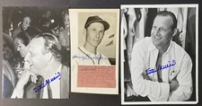 1940-50’s Signed Stan Musial(2) & Harry Brecheen Wire Photos St Louis Cardinals!