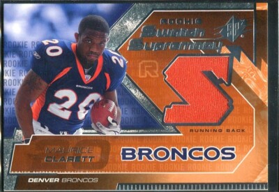 2005 Upper Deck SPX Maurice Clarett #RS-MO Patch RC Denver Broncos