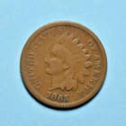 1865 Indian Head Cent Penny ~ VG VERY GOOD ~ US Type Coin Collectible