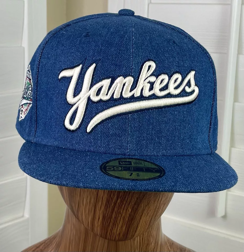 New Era 59Fifty MLB New York Yankees 1996 World Series Fitted Denim Hat - 7 3/8 - Image 2 of 4