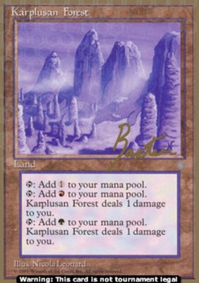 *MRM* ENGLISH Karplusan Forest MTG World Championships 1996 George Baxter