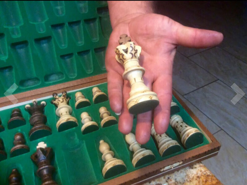  Woodronic 21 Professional Wood Chess Board