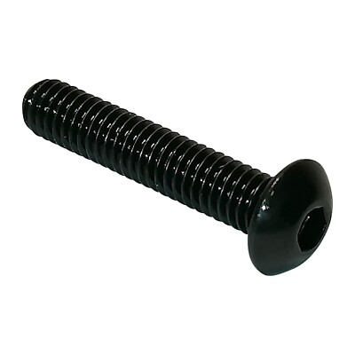 10 Stück Linsenkopfschraube M4x20mm- Edelstahl V2A 70-SCHWARZ - ISO 7380