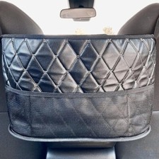 HuggieMe Car Purse Holder Between Seats Net Pocket Organizer Storage NEW