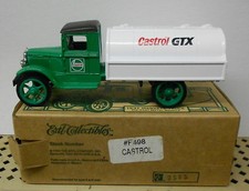 CASTROL GTX 1931 HAWKEYE TANKER TRUCK 1995 DIECAST ERTL BANK F498
