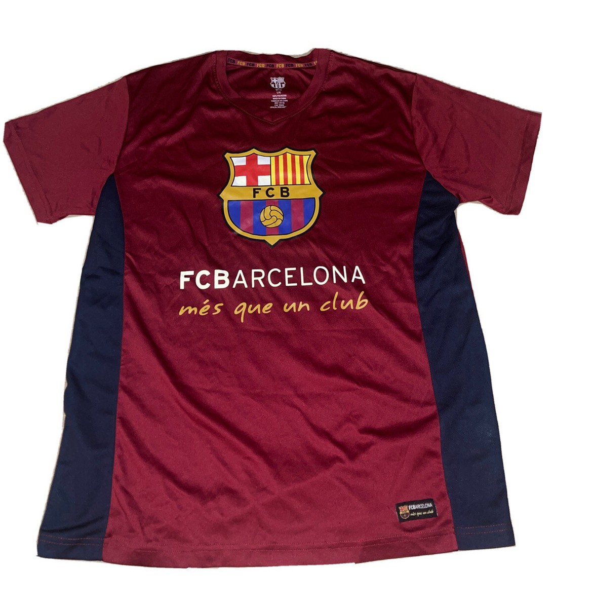 FC Barcelona MÉS QUE UN CLUB Tシャツ Sサイズ FC Barcelona: Collector's Edition Premium Oversized T-shirt