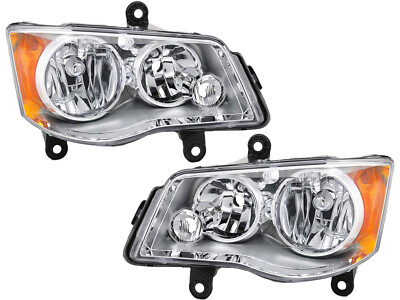 Fits Headlight 2008 - 2016 Town & Country LME 2011 - 2020 Grand Caravan Pair