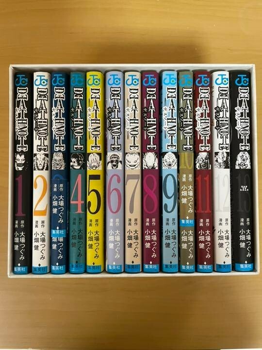 DEATH NOTE 全巻セット 特製ボックス付き DEATH NOTE THE COMPLETE BOX SET Vol 1-12 + 13 & Booklet