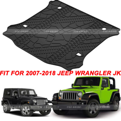 Premium Cargo Liner Tray Trunk Mat for 2007-2018 Jeep Wrangler JK All Weather