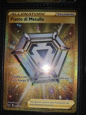 Carta Pokémon Piatto Di Metallo Gold Spada E Scudo 214/202 Ita Italiano Secret