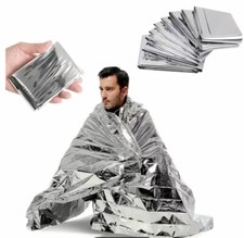Emergency Mylar Thermal Blankets For First Aid Kits, Compact Waterproof