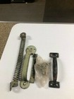 Old Vintage green handle spring and other & screws Tip Gate Door Lock Hardware
