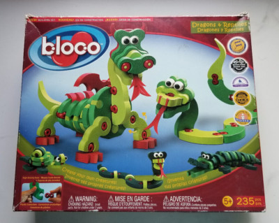 Bloco Dragons & Reptiles Foam Building Set