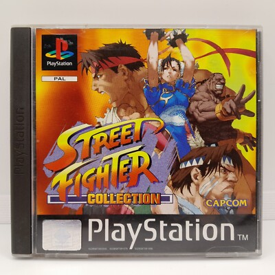 Street Fighter Collection | Sony PlayStation PS1, UK PAL | Originalverpackt ohne Handbuch, sehr guter Zustand