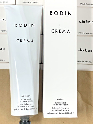 RODIN  CREMA Luxury Hand Body Cream Jasmine & Neroli 3.4 Oz