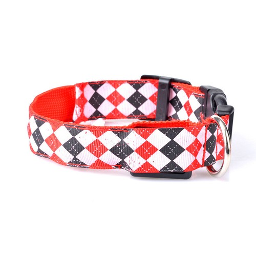 LED Glow Collar Dog Puppy Pet Flashing Light Safety Glow In The Dark FAST POST - Picture 21 of 81