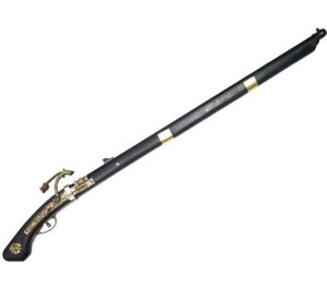 Imitation Samurai Matchlock Gun Arquebus Tanegashima Rifle Replica Display Denix Ebay