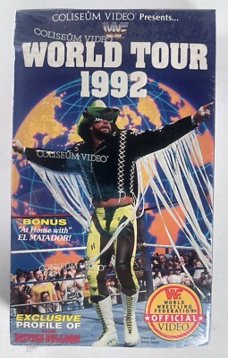 New Sealed WWF World Tour 1992 VHS Coliseum Video PPV Event With