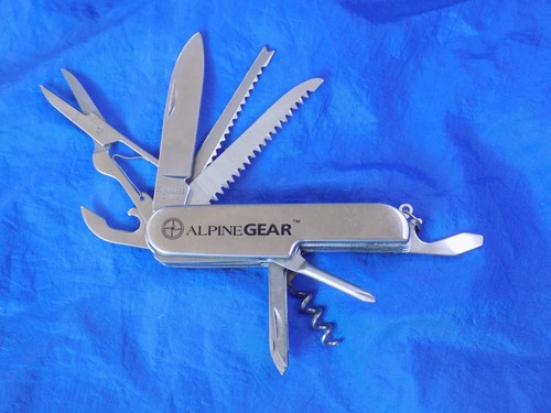 ALPINE GEAR Multi Tool Pocket Knife 11 Functions | eBay