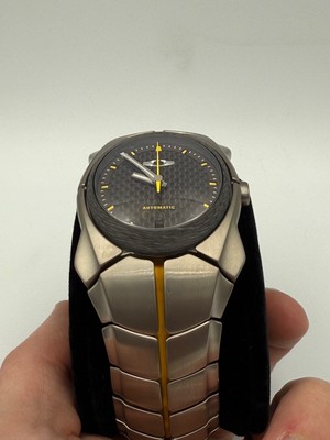 Oakley Livestrong Timebomb II Titanium Bracelet Yellow Rubber Watch RARE