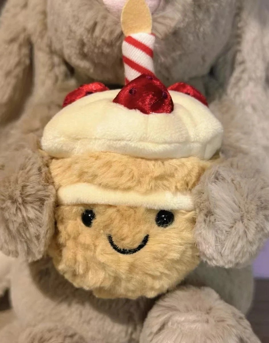 Jellycat Bashful Beige Bunny 'Birthday' - Brand New | eBay UK