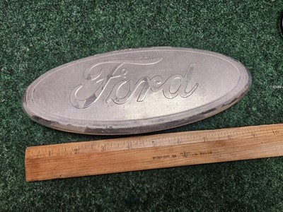 Ford Front Grille Emblem OEM 4L34-15402A16-AB 4L34-15402A16-BA Oval Badge 9'' CL4
