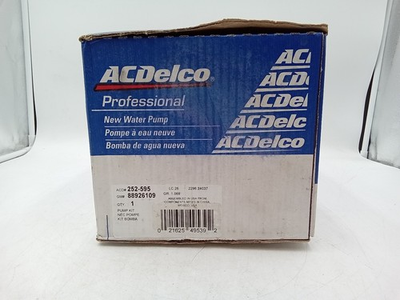 #ad AC Delco Professional 252 595 Water Pump Kit $35.00