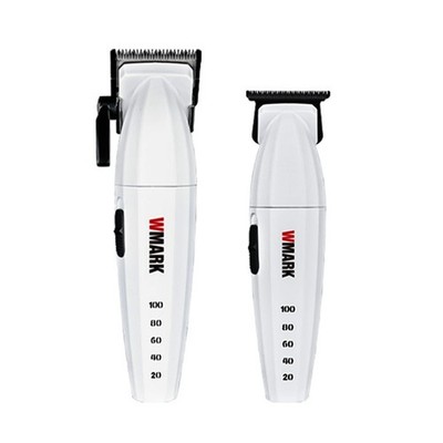 WMARK 6-IN-1 Pro Barber Hair Cut Kit Clipper Trimmer Shaver Dryer