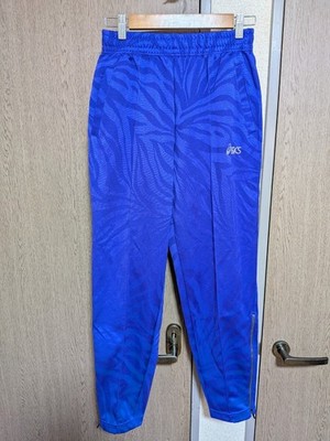 Asics Japan Made Zebra Pattern Jersey Pants L Purple Sportswear