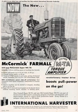 1954 Dealer Print Ad International Harvester IH McCormick Farmall M-TA Tractor