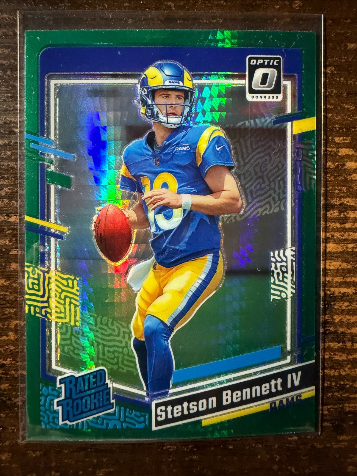 L83,600 - 2023 Donruss Optic Green Hyper #267 Stetson Bennett IV RR