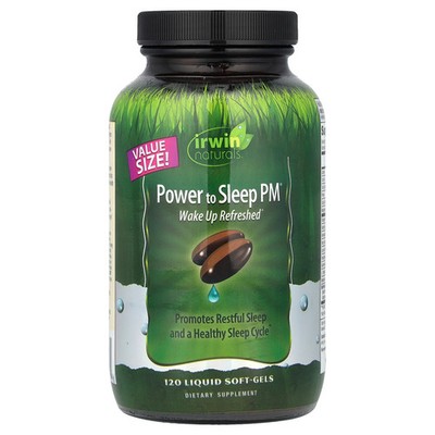 2 X Irwin Naturals, Power to Sleep PM�, 120 Liquid Soft-Gels