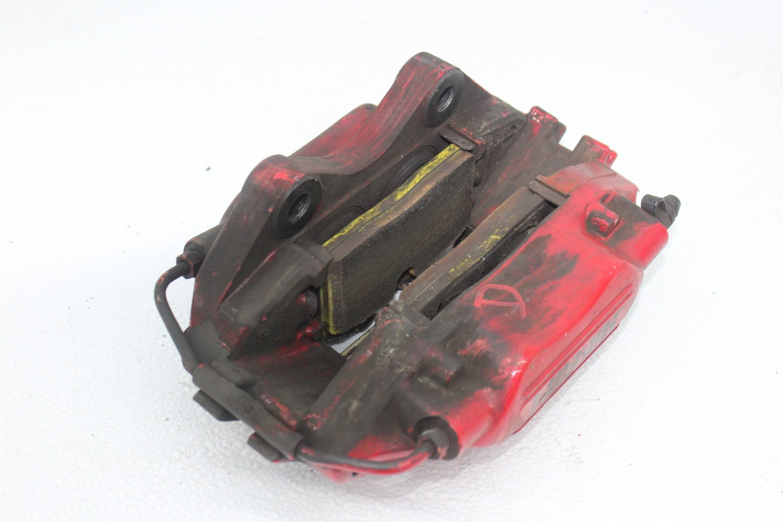 99-01 FERRARI 456 M LH LEFT SIDE REAR RED BREMBO BRAKE CALIPER